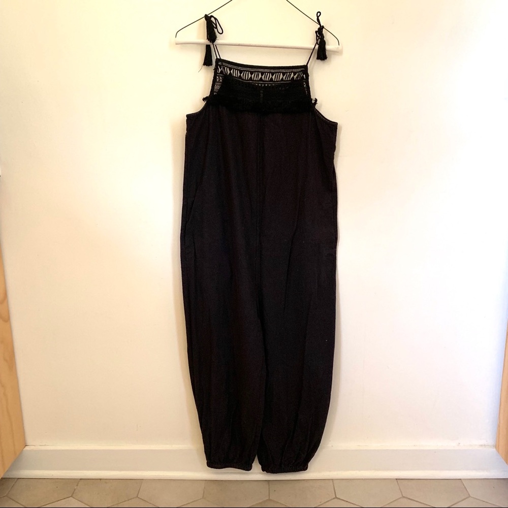 Black romper / jumpsuit